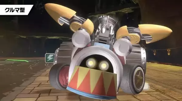 「『カービィのエアライダー』ボスバトルに「メカデデデ」出現！通常の「デデデ型」に加え「クルマ型」にも変形」の画像