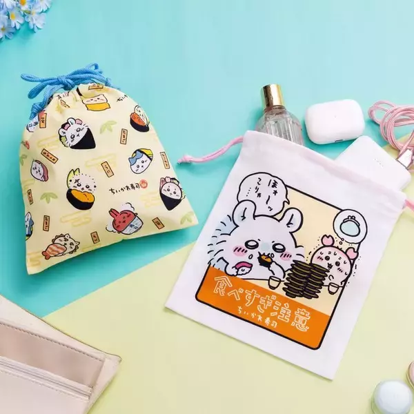 「寿司ネタになっちゃったッ!!「むちゃうま!!ちいかわ寿司」が9月6日より開催ーさしみ醤油やぬいぐるみなど、グッズが盛りだくさん」の画像