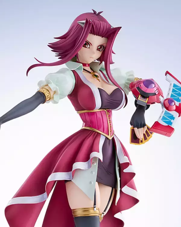 「「遊戯王 5Ｄ's」黒薔薇の魔女「十六夜アキ」がフィギュア化！“世界の誰にも負けない”笑顔パーツ付属ー「ジャック・アトラス」は締切間近」の画像