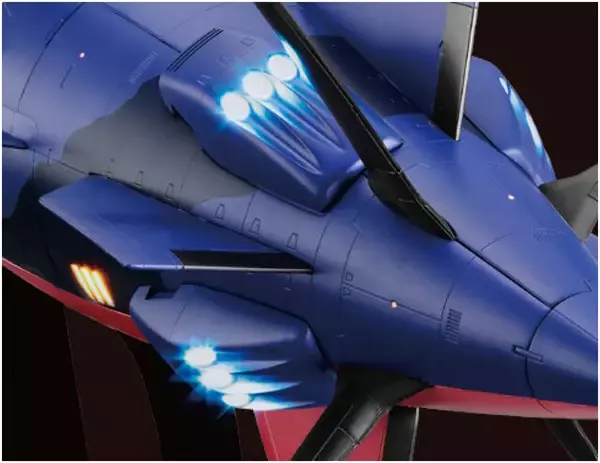 「女海賊エメラルダスの宇宙海賊船「クイーン・エメラルダス号」が立体化！発光・音声ギミック盛りだくさん、全長約84.5cmの大迫力モデル」の画像