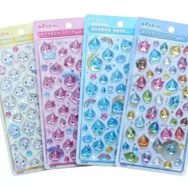 「ボンボンドロップシール」が公式抽選販売！対象は「しずくちゃん」全2セット、“過去最大の数量”を用意