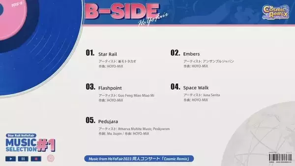 「『崩壊：スターレイル』豪華クリエイターによるEPアルバムが配信開始！“銀河の歌姫”May'nによるオープニング曲のカバーも収録」の画像