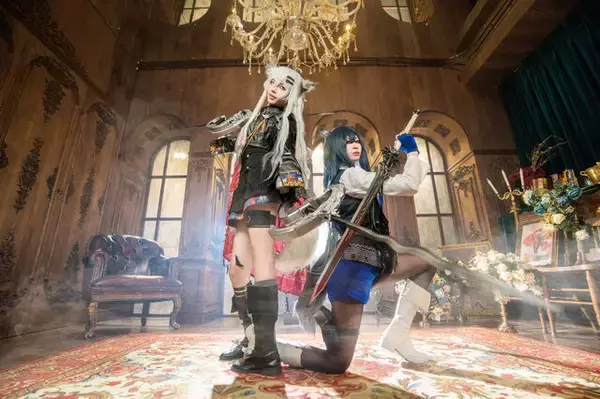 「【コスプレ】台湾美女たちが魅せる！『アークナイツ』荒蕪ラップランド＆血掟テキサスのカップリングがひたすら尊い【写真20枚】」の画像