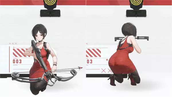 「『バイオ』「エイダ」のチャイナ服に「ジル」のボディスーツも！『勝利の女神：NIKKE』で活躍する姿や射撃姿勢を激写【フォトレポ】」の画像