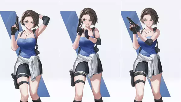 「『バイオ』「エイダ」のチャイナ服に「ジル」のボディスーツも！『勝利の女神：NIKKE』で活躍する姿や射撃姿勢を激写【フォトレポ】」の画像