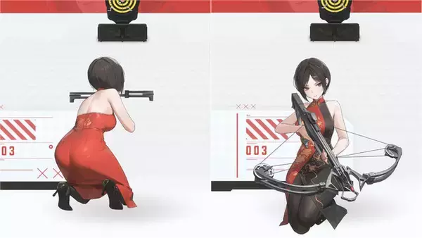 「『バイオ』「エイダ」のチャイナ服に「ジル」のボディスーツも！『勝利の女神：NIKKE』で活躍する姿や射撃姿勢を激写【フォトレポ】」の画像