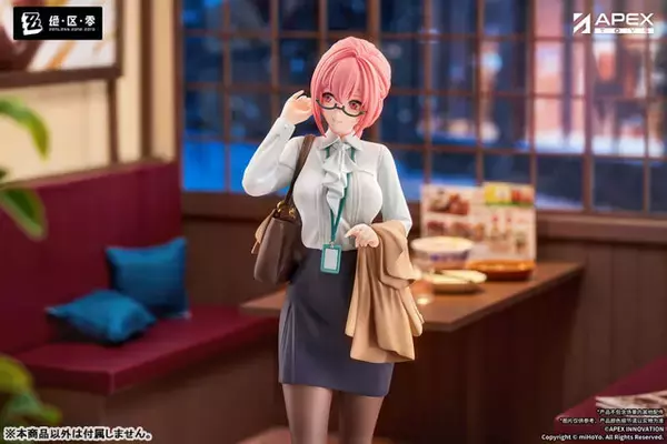 「普段とは違う、ラフな制服姿が素敵！『ゼンゼロ』より「月城柳（途切れて続くVer.）」フィギュアが予約受付中」の画像