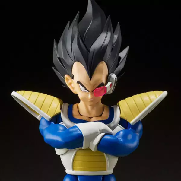 「「ドラゴンボールZ」戦闘力24000！“フリーザ編”の「ベジータ」がアクションフィギュアにー3種の表情パーツ、スカウターは着脱可能」の画像