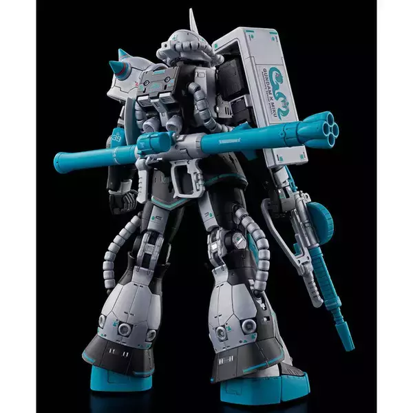 「初音ミク専用ガンダム、出る！コラボ仕様のRGガンプラ「ガンダム Ver.2.0」「ザクII」が抽選販売中」の画像