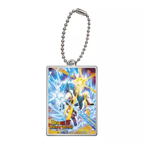 「『ドラゴンボールZ ドッカンバトル』11周年記念！超ゴジータ（10周年）まで歴代周年キャラクターイラストのガシャポンアクリルチャーム全14種」の画像