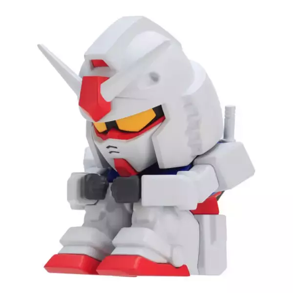 「ガシャポン「まちぼうけ ガンダムの場合」に“Lサイズ”現る！ザクら4種が約1.5倍大きくなって、体育座りで出撃を待つ」の画像