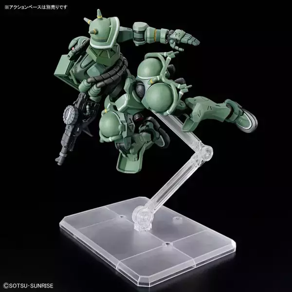 「「ガンダム ジークアクス」より新作ガンプラ「HG ザク(GQ)」が発売！ダイナミックなアクションポーズが可能」の画像