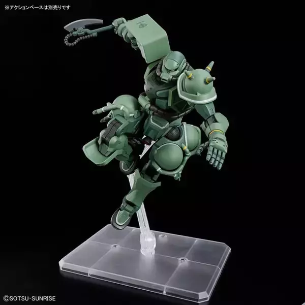 「「ガンダム ジークアクス」より新作ガンプラ「HG ザク(GQ)」が発売！ダイナミックなアクションポーズが可能」の画像