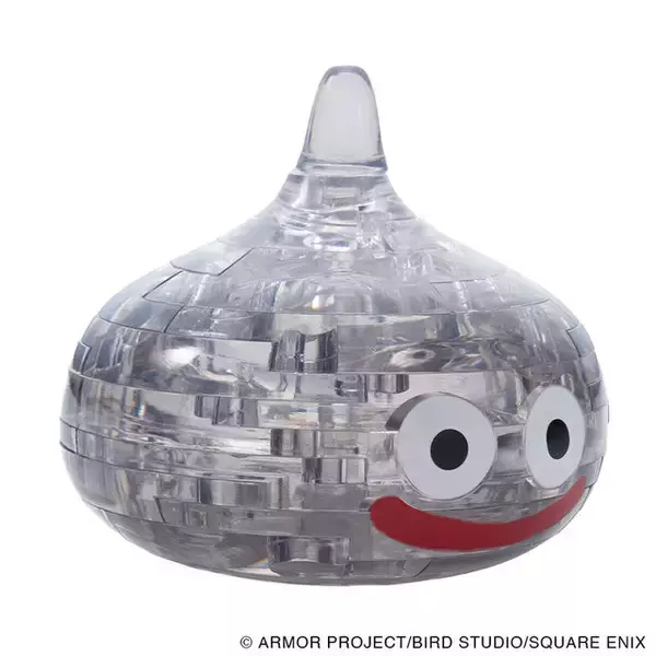 「『ドラクエ』クリスタルのように輝く「スライム」！初心者でも楽しめる立体ジグソーパズル全3種が美しい仕上がり」の画像