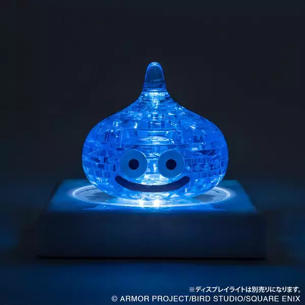 「『ドラクエ』クリスタルのように輝く「スライム」！初心者でも楽しめる立体ジグソーパズル全3種が美しい仕上がり」の画像