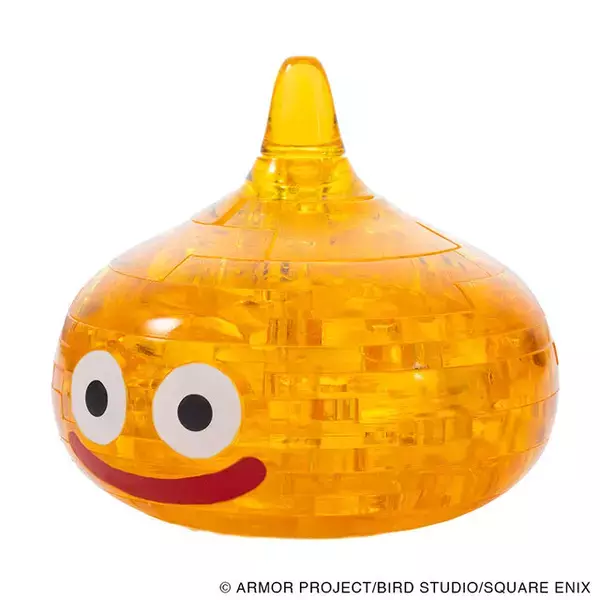 「『ドラクエ』クリスタルのように輝く「スライム」！初心者でも楽しめる立体ジグソーパズル全3種が美しい仕上がり」の画像