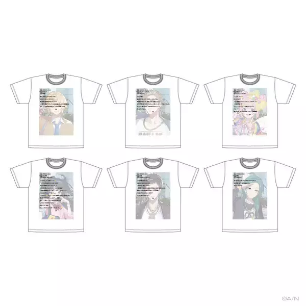 「にじさんじ・月ノ美兎がルーズソックスでチョベリグ！“平成スタイル”な周央サンゴ、緑仙らのグッズ登場―懐かしの“メル画”再現度が高すぎる」の画像