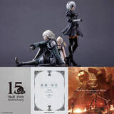 「『ニーア』シリーズ15周年記念！「2B」らのスタチューフィギュア、CD、書籍がセットになった特別なBOXが予約受付中」の画像1