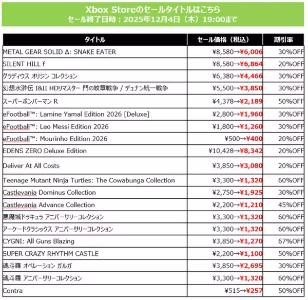 「『SILENT HILL f』がセール初対象！コナミ「BLACK FRIDAY SALE」開催中ー『メタルギアソリッドΔ』などもお買い得」の画像