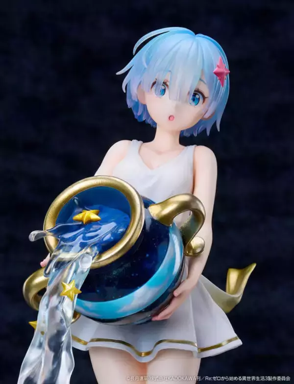 「神話風の衣装から伸びる太もも！「リゼロ」より「レム」が1/7スケールフィギュア化ーあふれ出す水はまるで本物のような透明感」の画像