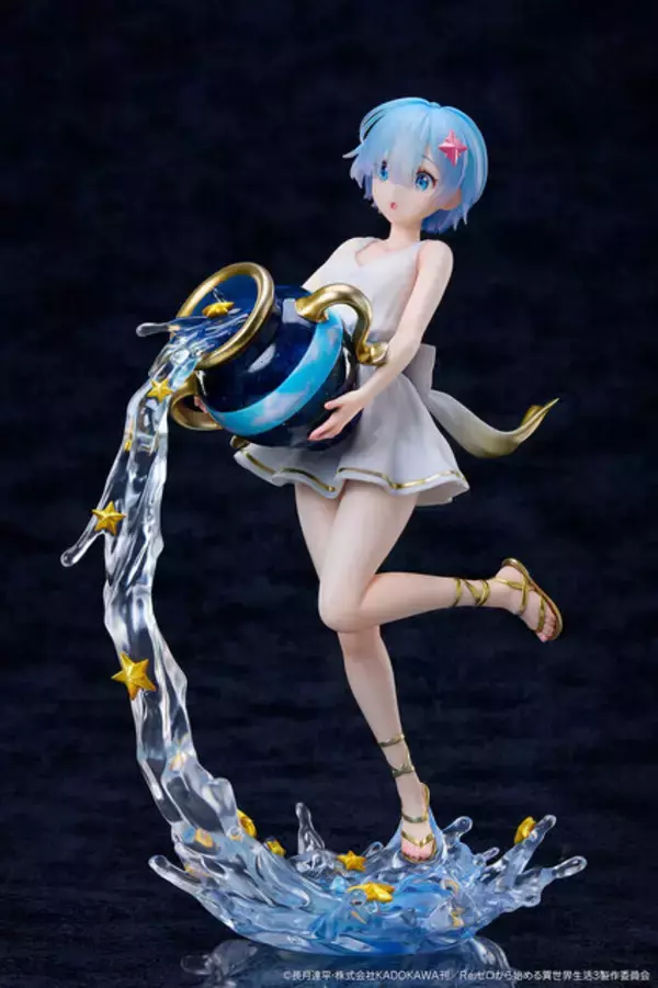 「神話風の衣装から伸びる太もも！「リゼロ」より「レム」が1/7スケールフィギュア化ーあふれ出す水はまるで本物のような透明感」の画像
