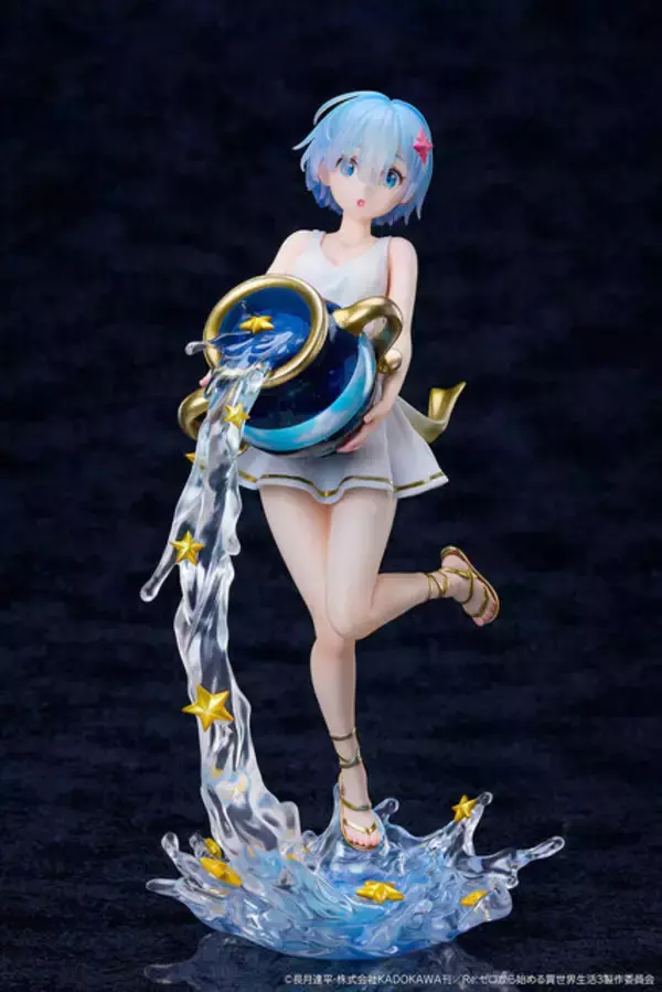 「神話風の衣装から伸びる太もも！「リゼロ」より「レム」が1/7スケールフィギュア化ーあふれ出す水はまるで本物のような透明感」の画像