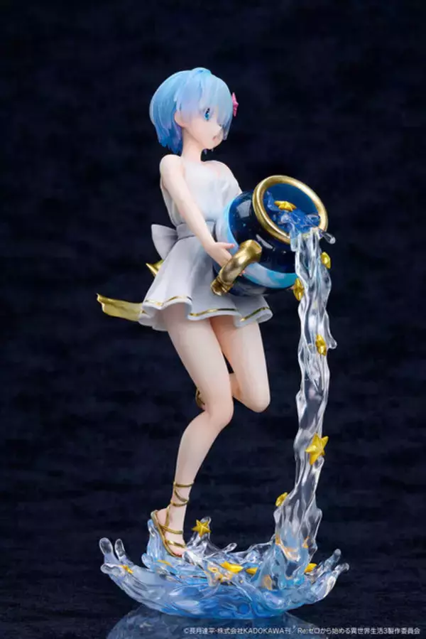 「神話風の衣装から伸びる太もも！「リゼロ」より「レム」が1/7スケールフィギュア化ーあふれ出す水はまるで本物のような透明感」の画像