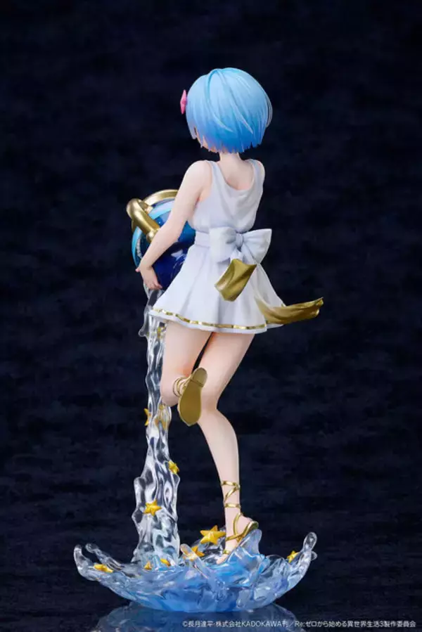 「神話風の衣装から伸びる太もも！「リゼロ」より「レム」が1/7スケールフィギュア化ーあふれ出す水はまるで本物のような透明感」の画像