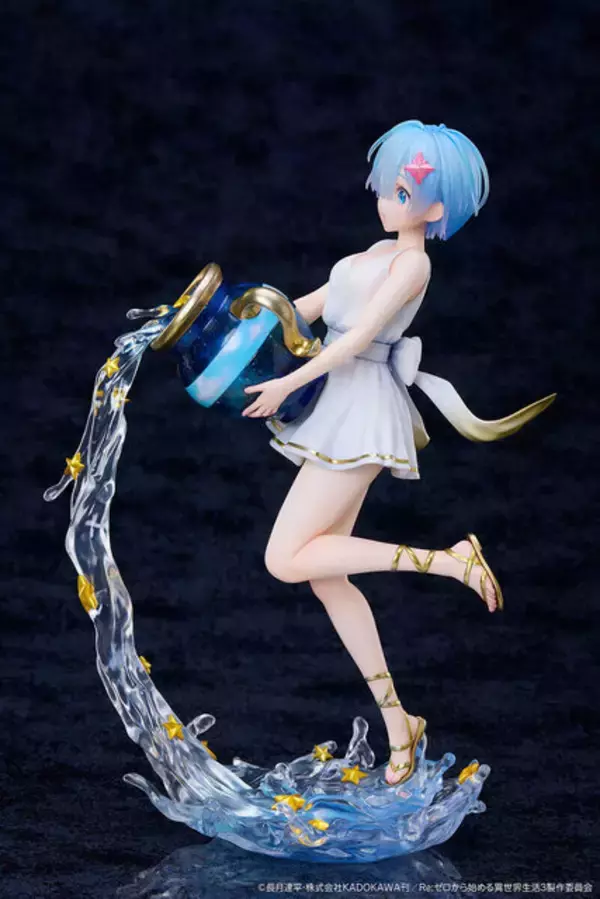 「神話風の衣装から伸びる太もも！「リゼロ」より「レム」が1/7スケールフィギュア化ーあふれ出す水はまるで本物のような透明感」の画像