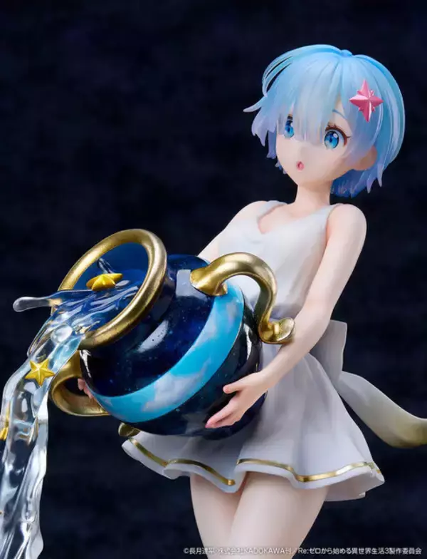 「神話風の衣装から伸びる太もも！「リゼロ」より「レム」が1/7スケールフィギュア化ーあふれ出す水はまるで本物のような透明感」の画像