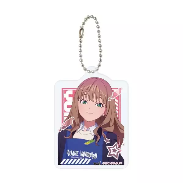 「宝多六花が、ふとももバッチリなエプロン姿に！「グリッドマン ユニバース」POP風アクリルバッジなど、「ヴィレヴァン」コラボグッズが受注販売」の画像