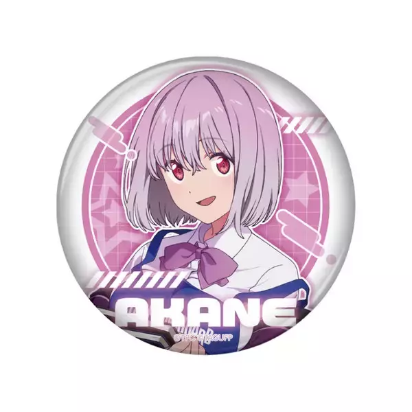 「宝多六花が、ふとももバッチリなエプロン姿に！「グリッドマン ユニバース」POP風アクリルバッジなど、「ヴィレヴァン」コラボグッズが受注販売」の画像