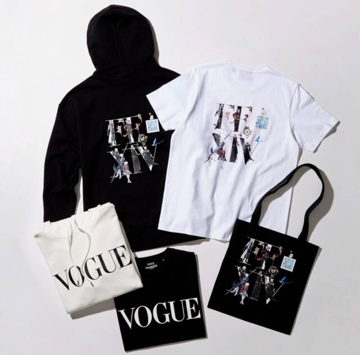 FF14』と「VOGUE JAPAN」が共同でコラボアパレルを制作！QRコードに 