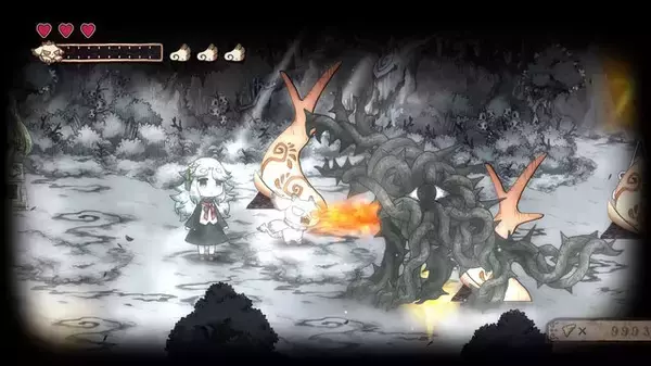 「絵本風な世界で“メルヘンをぶっ壊す”ADV『シニガミ姫と異書館ノ怪物』、壊しすぎた時のデメリットが怖い。可愛い相棒の姿が段々と…」の画像