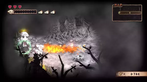 「絵本風な世界で“メルヘンをぶっ壊す”ADV『シニガミ姫と異書館ノ怪物』、壊しすぎた時のデメリットが怖い。可愛い相棒の姿が段々と…」の画像