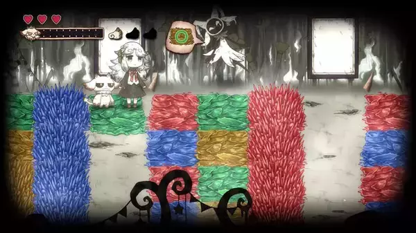 「絵本風な世界で“メルヘンをぶっ壊す”ADV『シニガミ姫と異書館ノ怪物』、壊しすぎた時のデメリットが怖い。可愛い相棒の姿が段々と…」の画像