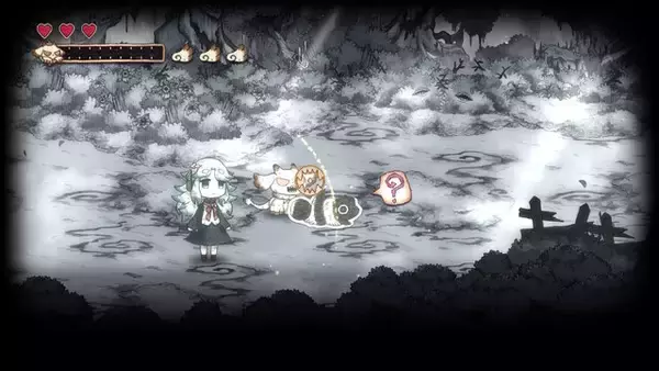 「絵本風な世界で“メルヘンをぶっ壊す”ADV『シニガミ姫と異書館ノ怪物』、壊しすぎた時のデメリットが怖い。可愛い相棒の姿が段々と…」の画像