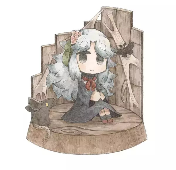 「絵本風な世界で“メルヘンをぶっ壊す”ADV『シニガミ姫と異書館ノ怪物』、壊しすぎた時のデメリットが怖い。可愛い相棒の姿が段々と…」の画像