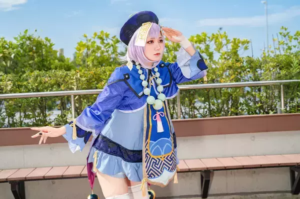 「【コスプレ】『原神』七七の仕草と表情が愛くるしい！注目レイヤー・田田【写真8枚】」の画像