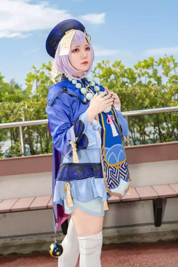 「【コスプレ】『原神』七七の仕草と表情が愛くるしい！注目レイヤー・田田【写真8枚】」の画像