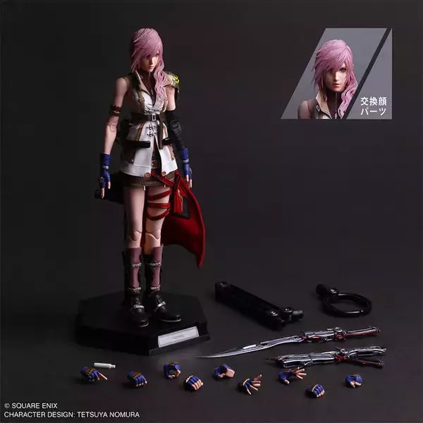 「『FF13』の「ライトニング」フィギュアがハイクオリティ！新ギミック“可動する眼球”で幅広いシチュエーション表現が可能に」の画像