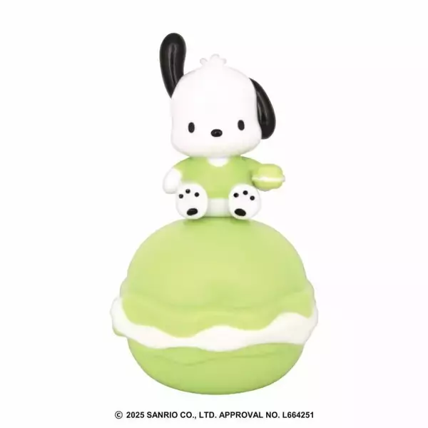 「マカロンに乗ったシナモロール、ポムポムプリンたちが可愛い！「サンリオキャラクターズ マカロンケース」全6種で展開」の画像