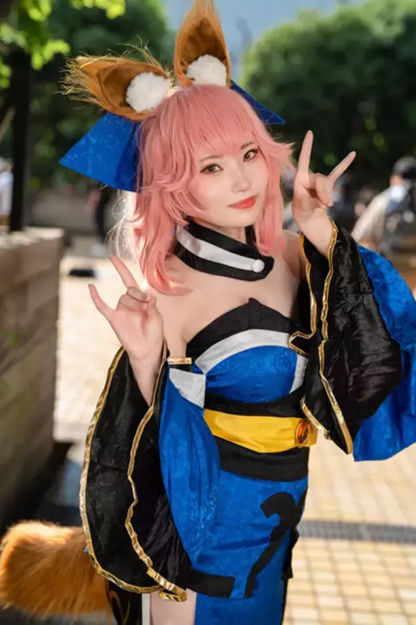 「【コスプレ】狐キャラといえば、『FGO』玉藻の前！「ご主人様」と呼ばれたい注目レイヤー・はる佳【写真9枚】」の画像