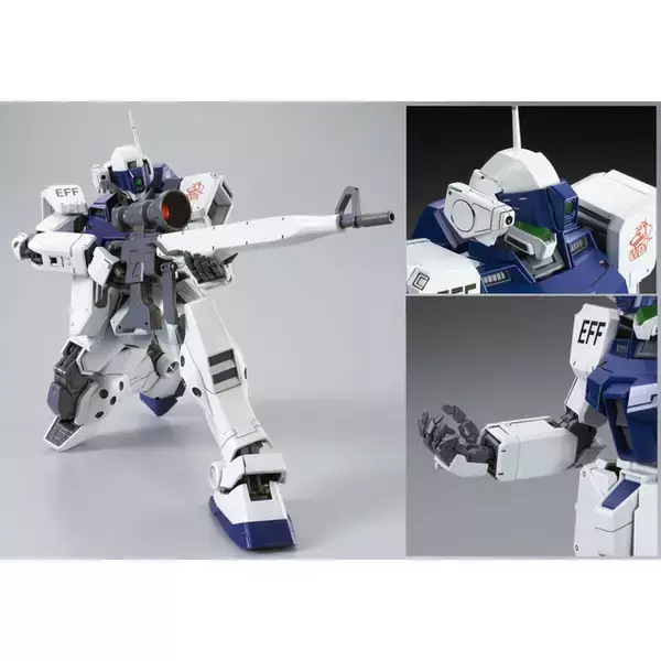 「ガンプラ「MG 1/100 ジム・スナイパーII（ホワイト・ディンゴ隊仕様）」が再販！白と紺を基調とする印象的な機体を再現」の画像