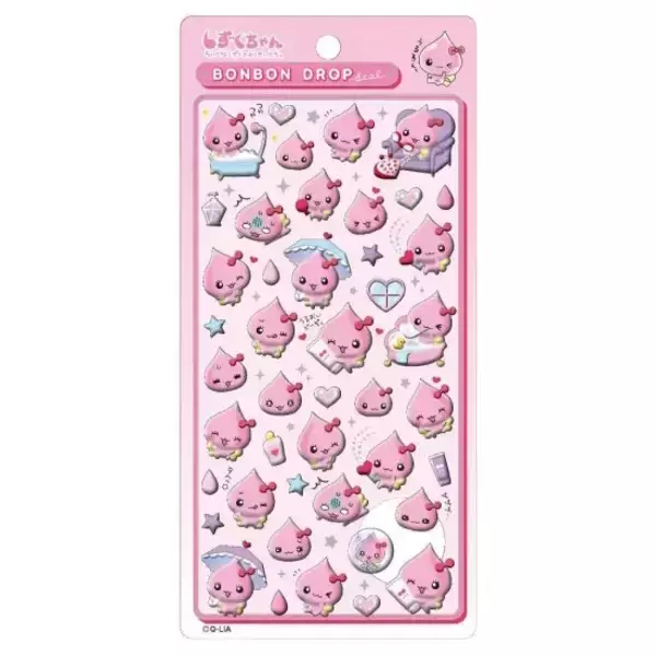 「「ボンボンドロップシール」がセブンネットで抽選販売！「しずくちゃん 4種セット」を1月30日15時より受付開始」の画像