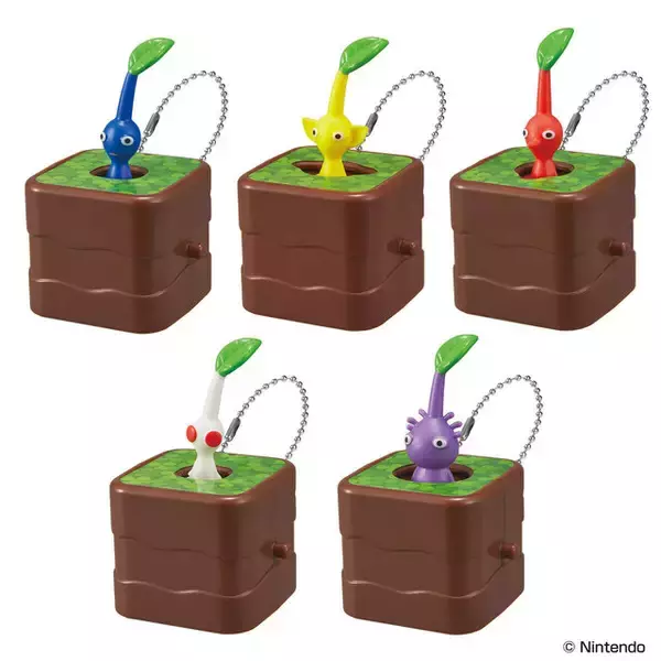 「いつでもどこでもひっこぬける！『ピクミン』小さくなり、ボールチェーン付きで持ち運び便利になったおもちゃが新登場」の画像