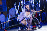 「【コスプレ】新体操の経験を生かした美しくしなやかなポージングは必見！『原神』雷電将軍の大胆に魅せる美脚に釘付け【写真11枚】」の画像10