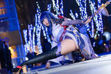 「【コスプレ】新体操の経験を生かした美しくしなやかなポージングは必見！『原神』雷電将軍の大胆に魅せる美脚に釘付け【写真11枚】」の画像2