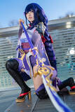 「【コスプレ】新体操の経験を生かした美しくしなやかなポージングは必見！『原神』雷電将軍の大胆に魅せる美脚に釘付け【写真11枚】」の画像8