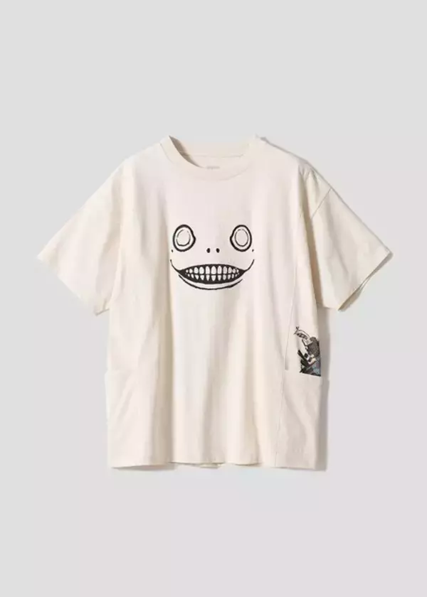 「グラニフより『NieR:Automata』コラボアイテム発売！ワンポイントの2Bや、エミールの顔を大きくデザインしたTシャツなど全13種類」の画像